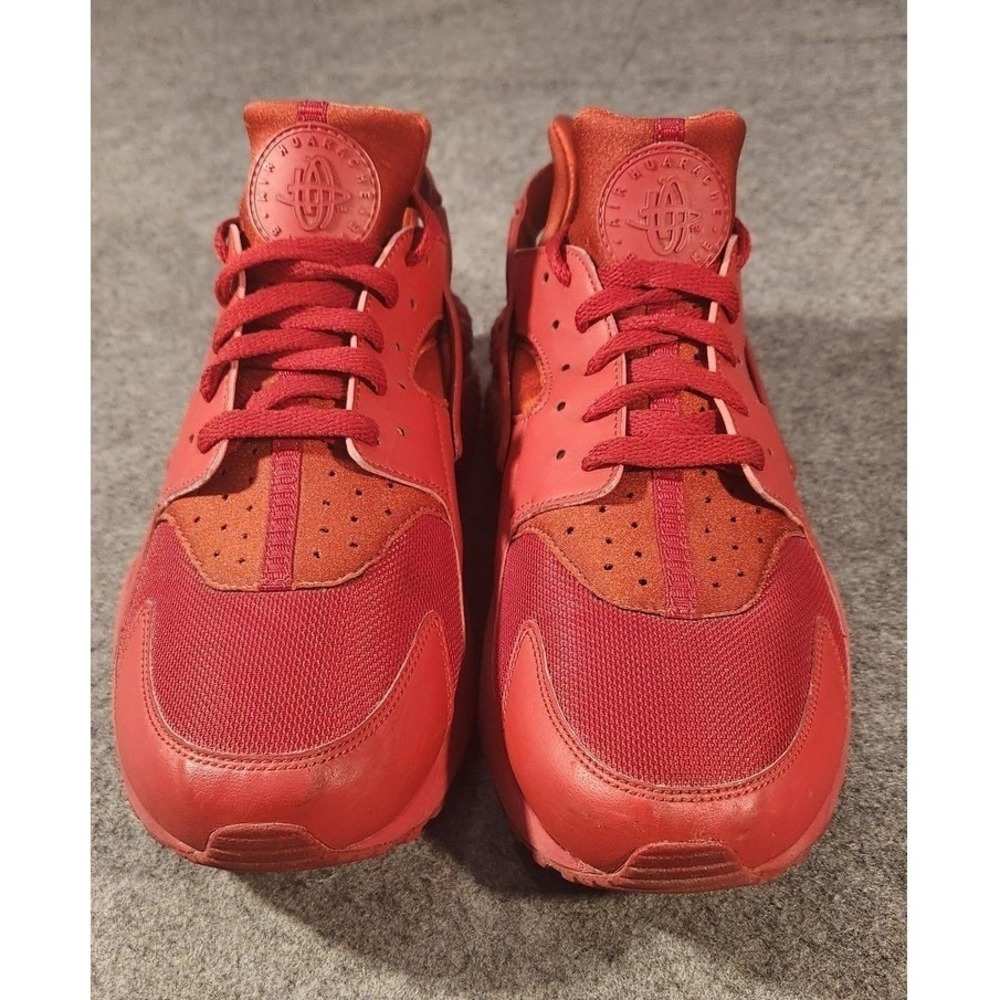 Nike Air Huarache Shoes Mens Size 12 Red 318429-660 Running Athletic Sneakers - Picture 3 of 11